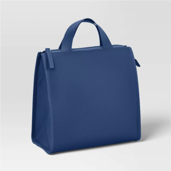 Deal Worthy Insulated Blue. Lunch Bag 8 1/4" x H 8"W X 4 "D s23 - Picture 1 of 4